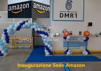 Allestimenti Decorazioni Maracaibo inaugurazione Amazon organizzazione evento aziendale addobbi palloncini elio catering buffet