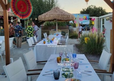 Cena aziendale tema hawaiano evento aziendale festa azienda hawaii Ancona Roma Milano Bologna