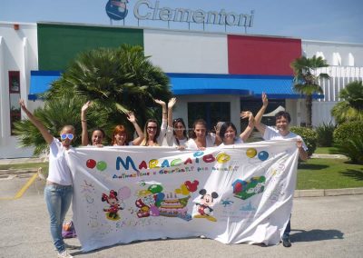 Clementoni evento aziendale festa anniversario compleanno family day open day