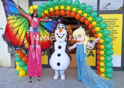 Inaugurazione azienda negozio centro commerciale impresa palloncini evento Ancona Bologna Milano Roma